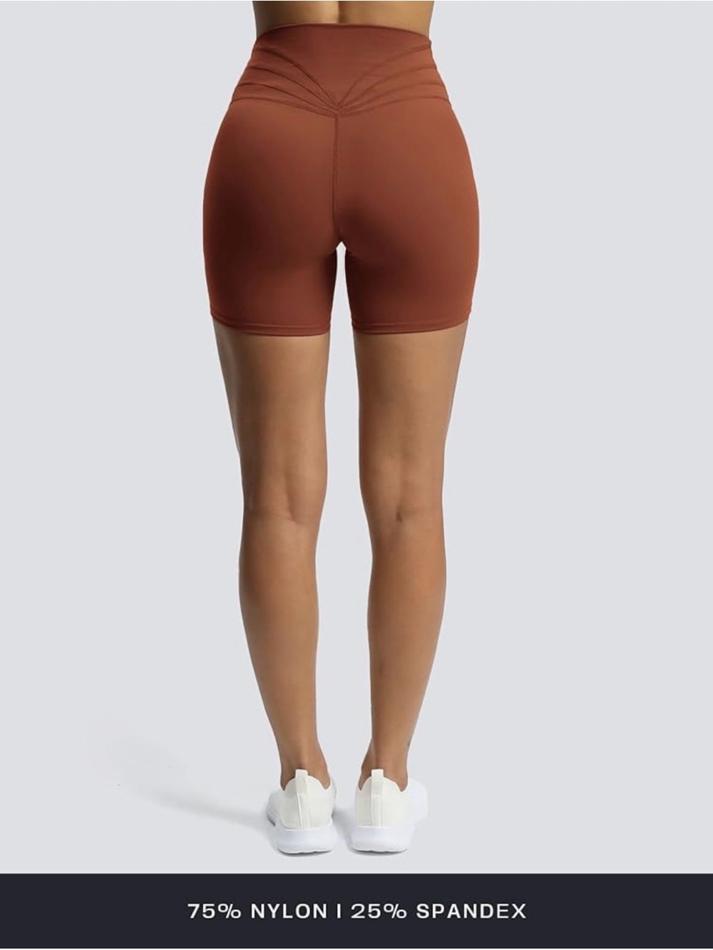 Aoxjox High-Rise Rust Bike Shorts bundle